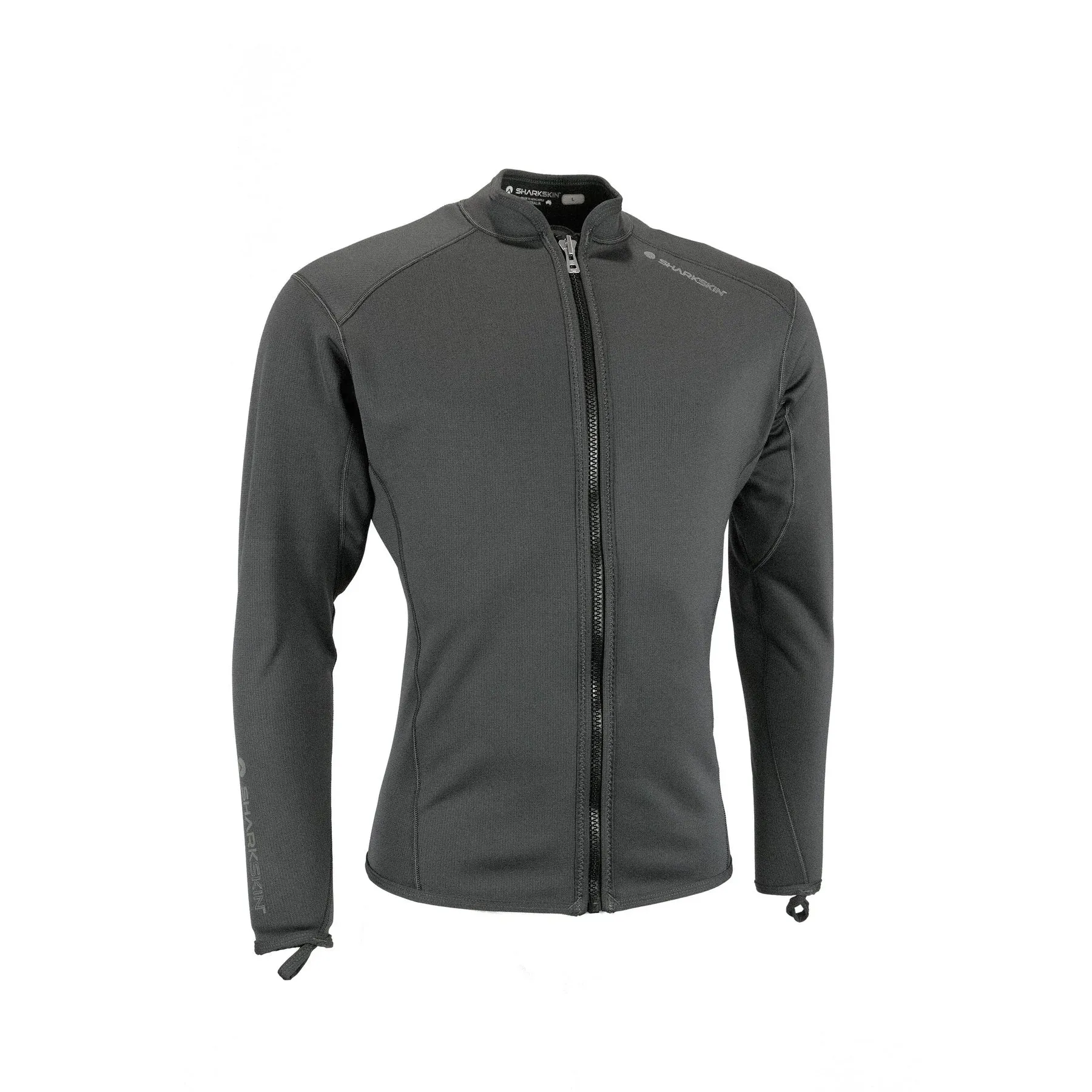 Sharkskin Men's Titanium 2 Chillproof Long Sleeve Full Zip Wetsuit Top