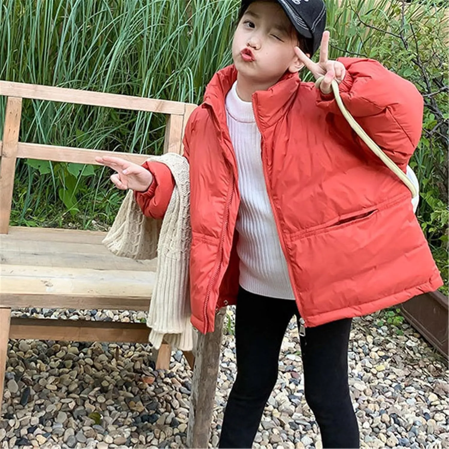 Ski Jacket Baby Girls Boys Winter Warm Thick Solid Cotton Long Sleeve Padded Jacket Coat Clothes Boys Toddler