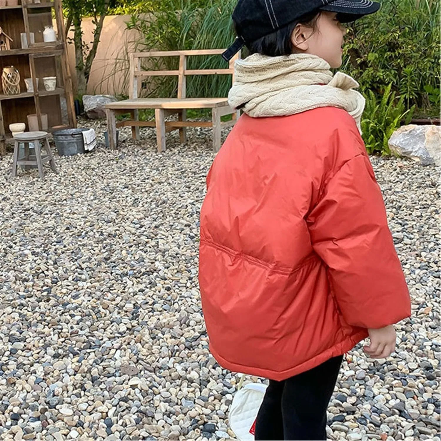 Ski Jacket Baby Girls Boys Winter Warm Thick Solid Cotton Long Sleeve Padded Jacket Coat Clothes Boys Toddler