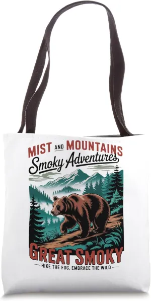 Smoky Trails - Smoky Mountains - Smoky Adventures Tote Bag