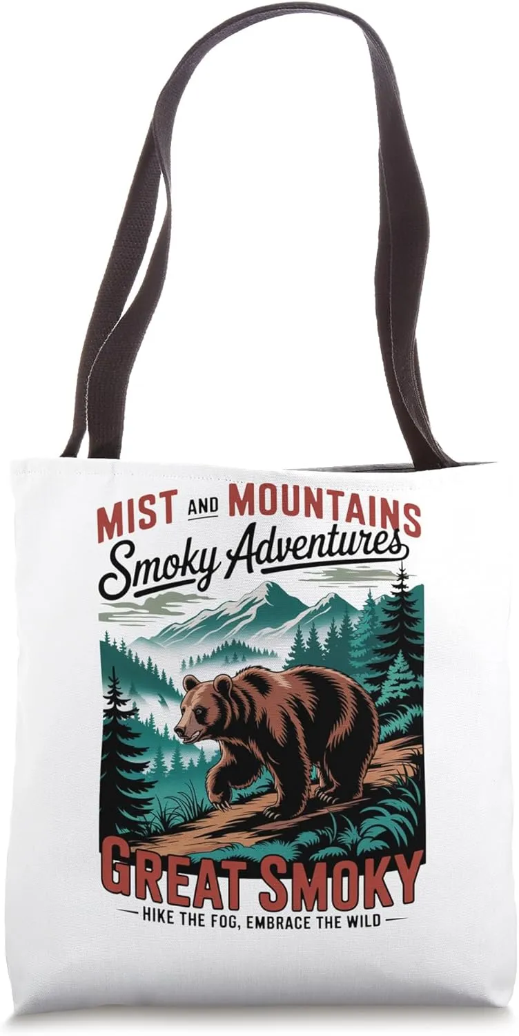 Smoky Trails - Smoky Mountains - Smoky Adventures Tote Bag
