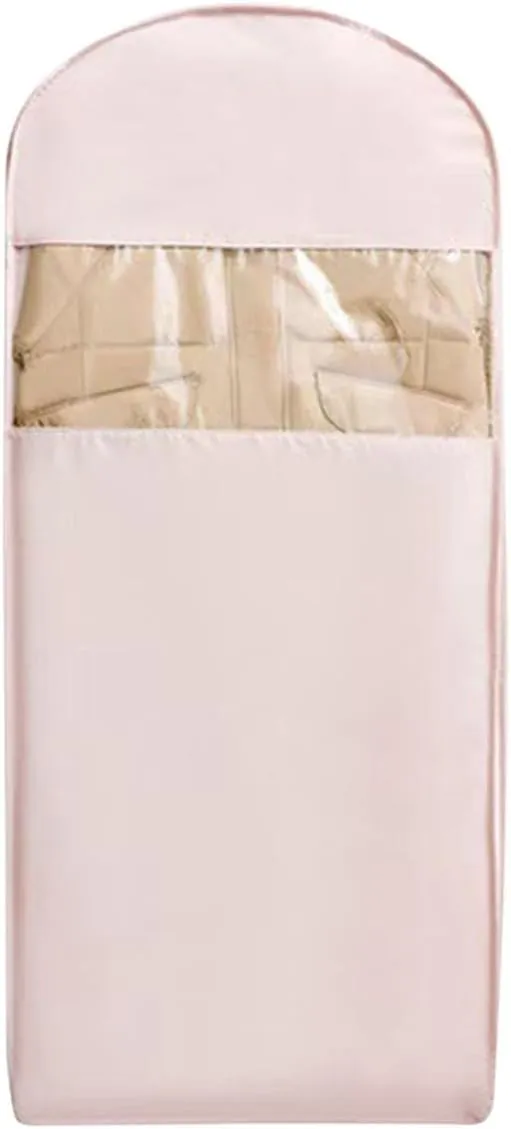 Space Saving Hanging Garment Bag with Self Compression Zipper, Space Saving Storage Closet Organizers, Suit Bags for Closet Storage, Dust Cover Clothes Bags for Down Coat #