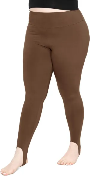 STRETCH IS COMFORT Oh So Soft High Waist Stirrup Leggings, Lightweight and Durable, Multiple Colors for Women and Plus Size