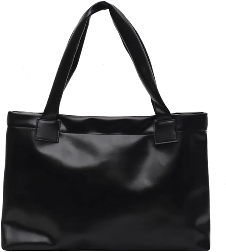 Stylish Brown Leather Handbag for Women - Casual Shoulder Bag, Top Handle Tote Purse