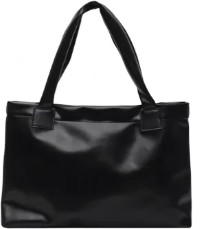 Stylish Brown Leather Handbag for Women - Casual Shoulder Bag, Top Handle Tote Purse