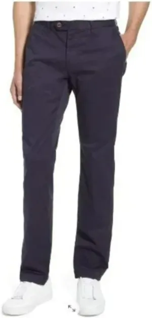 Ted Baker London Men's Seenchi Slim Fit Chino's Casual Dress Work Pants Navy Size 30x32