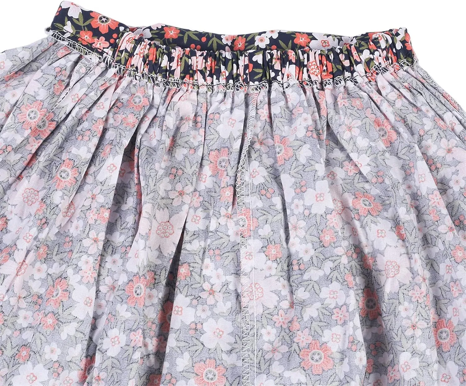Toddler Vintage Floral Girls Strap Dress Summer Casual Cotton Tea Party Beach Sundress