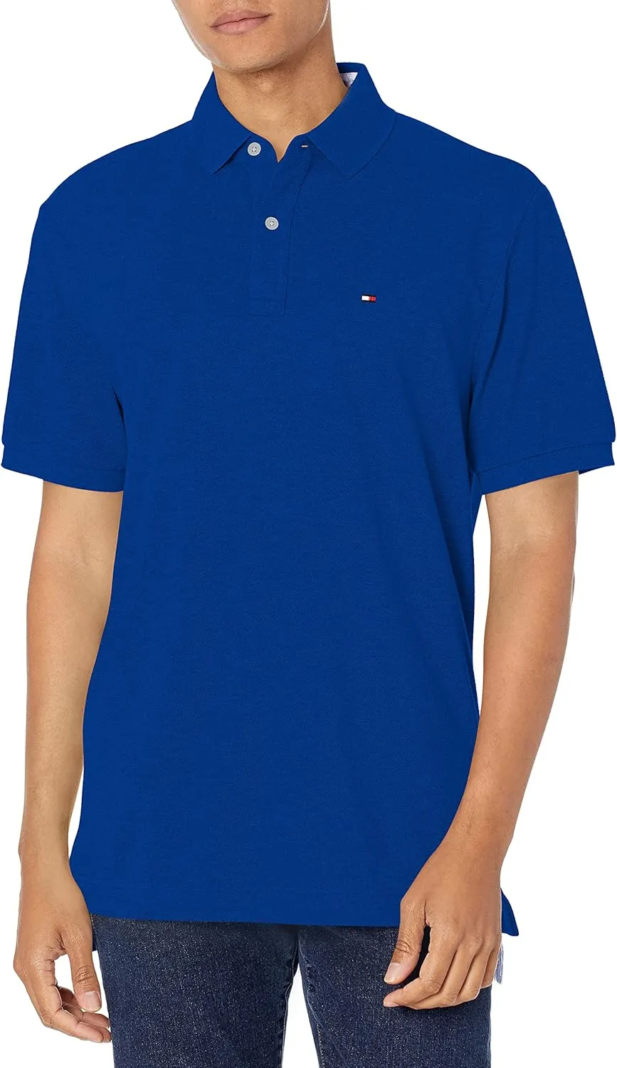 Tommy Hilfiger Men's Classic Fit Short Sleeve Cotton Polo Shirt