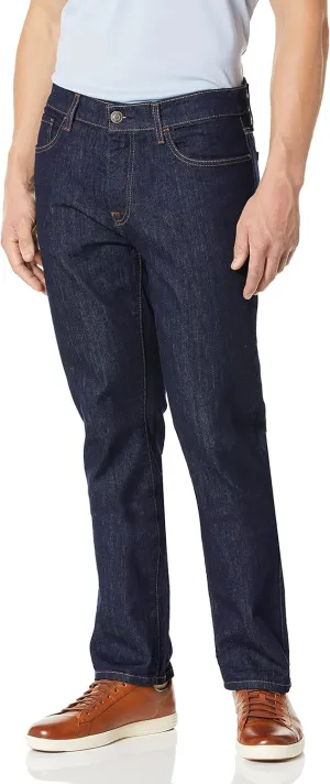 Tommy Hilfiger Mens Stretch Vintage Straight Leg Jeans
