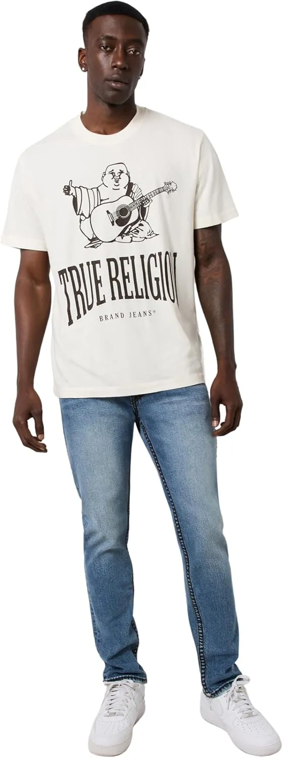 True Religion Men's Crackle Vintage Tee