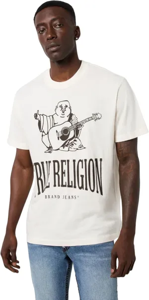 True Religion Men's Crackle Vintage Tee