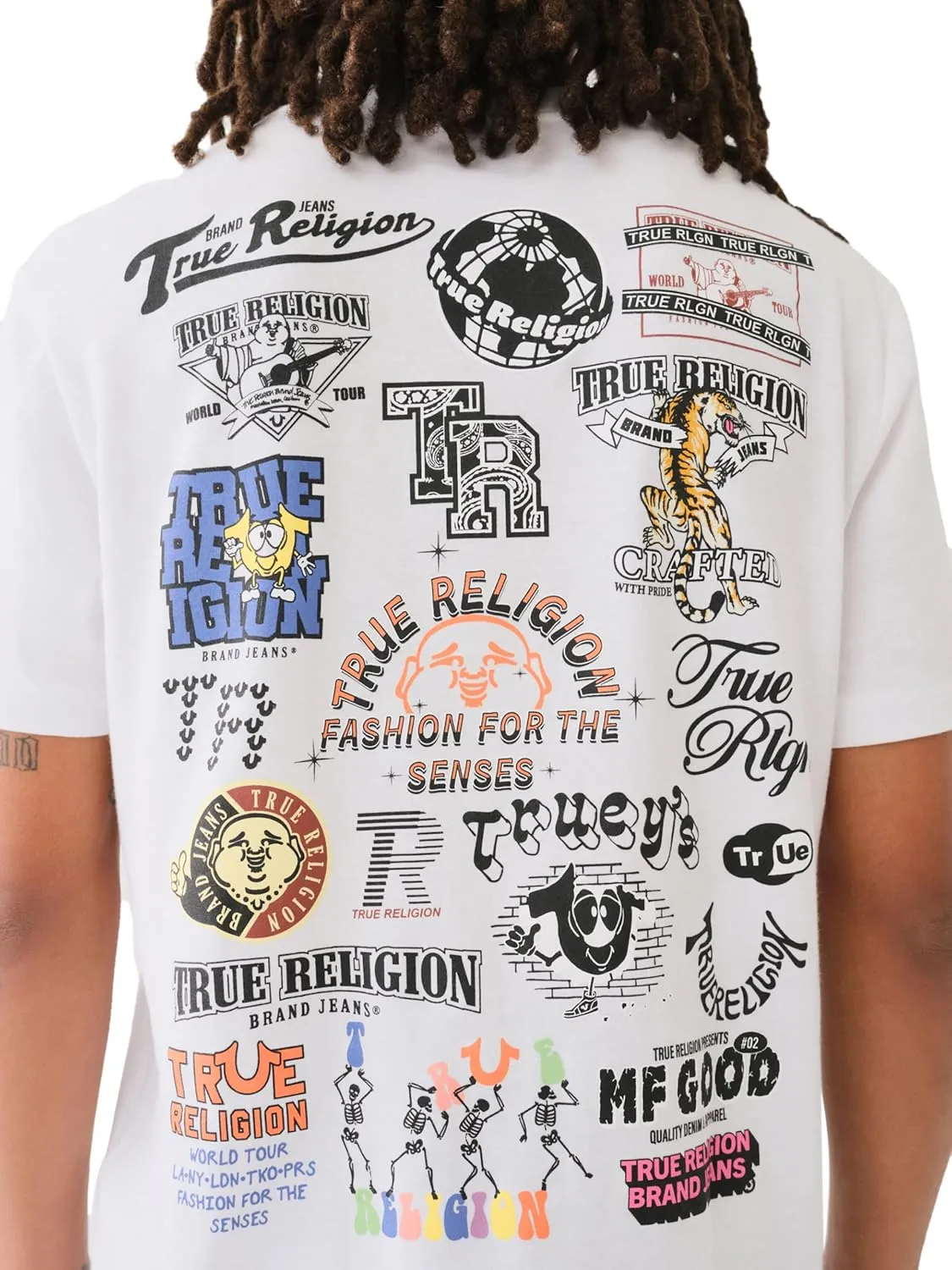 True Religion Men's Ss Multi Graphic Tee