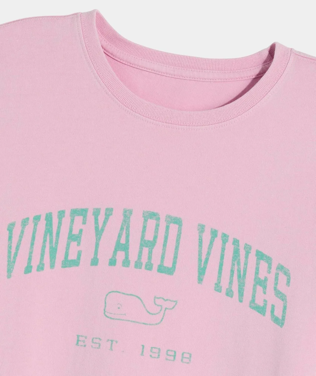 vineyard vines Women's Drift Dye Heritage Arch Logo Short-Sleeve Tee