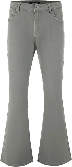 Wbestwind Men's Relaxed Stretch Vintage 60s 70s Bell Bottom Pants Fit 70s Disco Outfits Comfort Flared Retro Leg