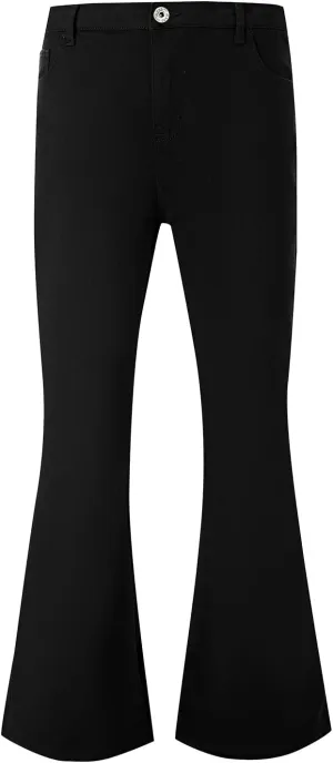 Wbestwind Men's Relaxed Stretch Vintage 60s 70s Bell Bottom Pants Fit 70s Disco Outfits Comfort Flared Retro Leg