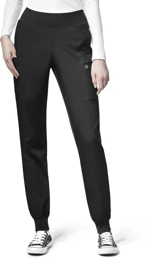 Wink W123 Scrubs for Women's Comfort Waist Cargo Jogger Scrub Pant