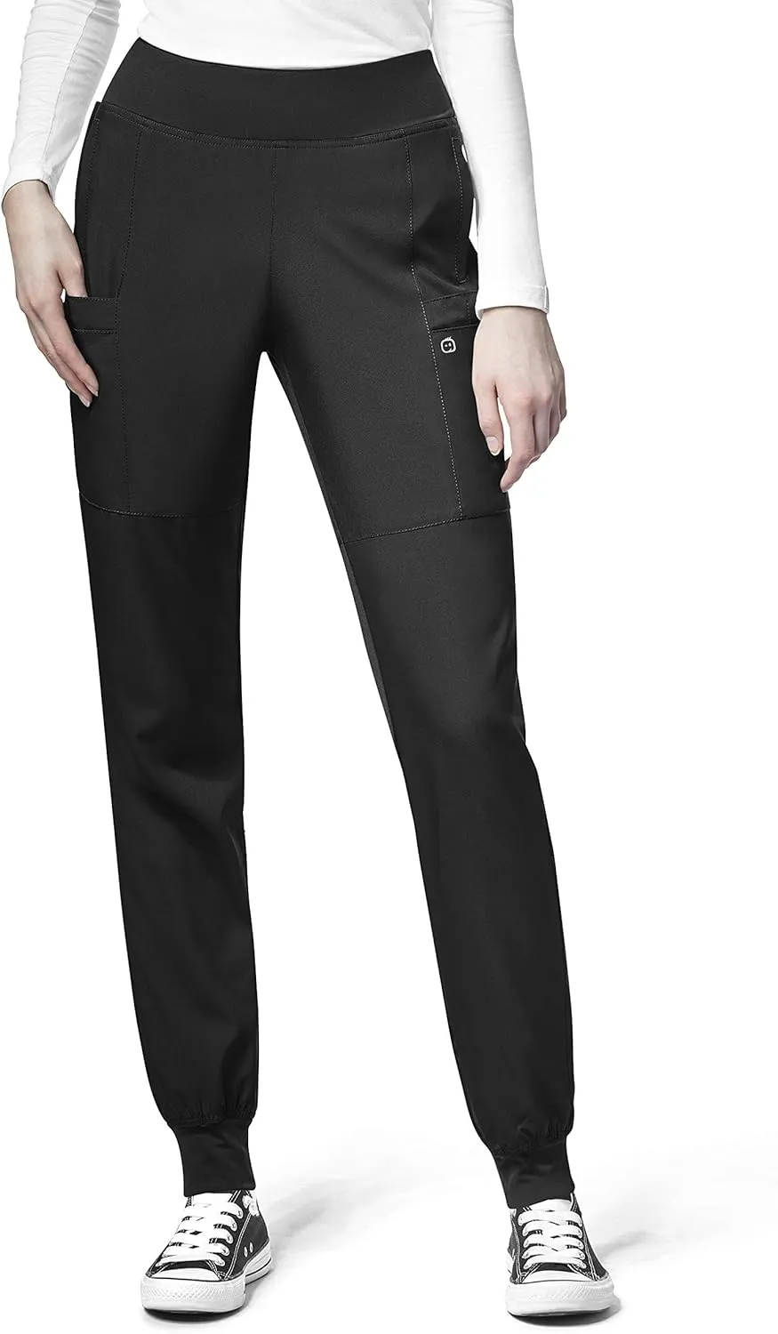 Wink W123 Scrubs for Women's Comfort Waist Cargo Jogger Scrub Pant