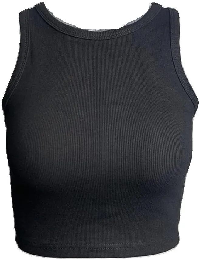 WINSUNNY Sexy Bustier Multicolor Sleeveless Cropped Vest Tank Camisole