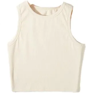 WINSUNNY Sexy Bustier Multicolor Sleeveless Cropped Vest Tank Camisole