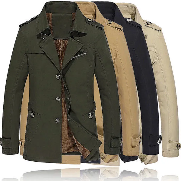 Winter Velvet Plus Thick Warm Jacket