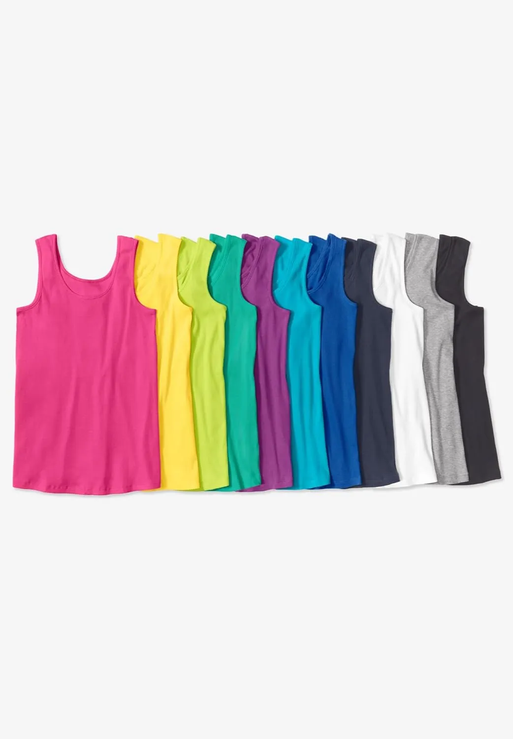 Woman Within Plus Size Rib Knit Tank