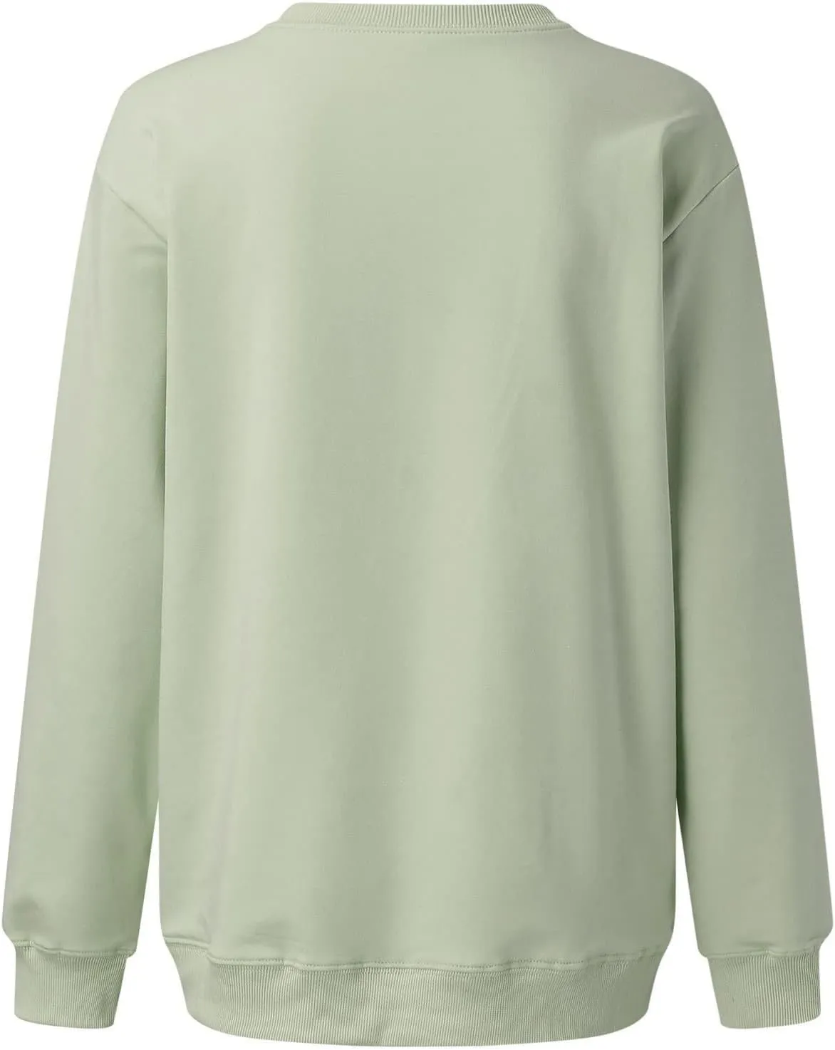 Women Crew Neck Sweatshirts Fall Casual Oversized Sweatshirts Long Sleeve Cute Preppy Sweatshirt Comfort Pullover