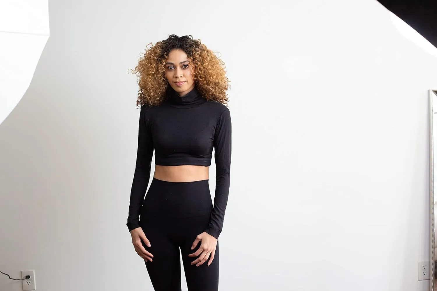 Women Tank Top Turtleneck Layering HALFTEE Crop Tee Undershirt for Women & Teens XS-3X