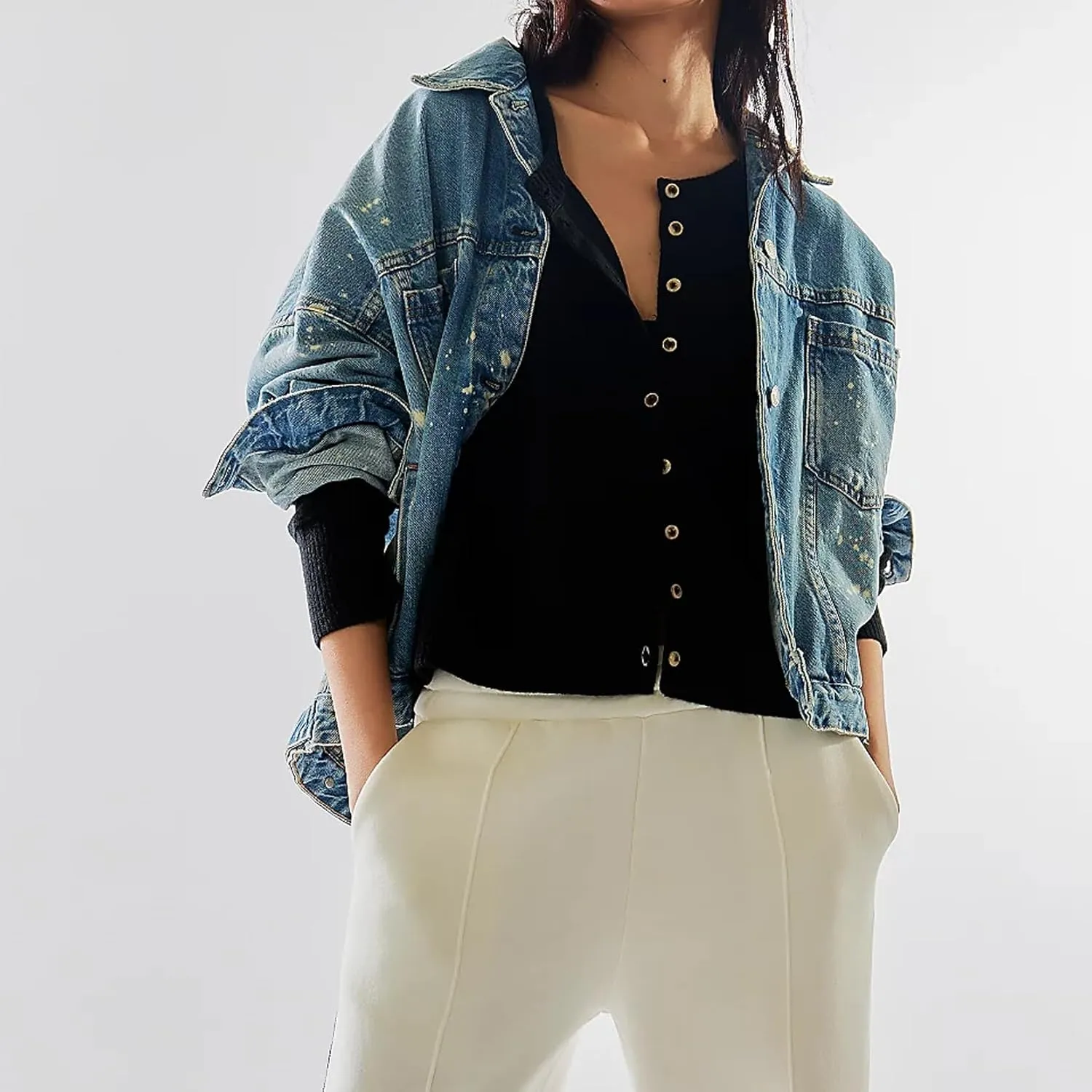 Women Y2k Classic Crop Cardigan Sweater Button Down Long Sleeve Lightweight Knit Basic Shirt Fall Cardigan Tops