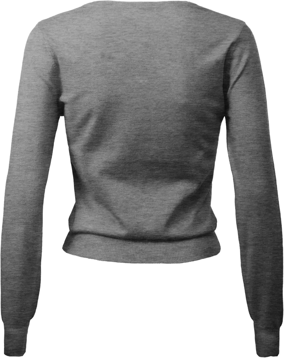 Women's Awesome 21 Women's Knit V-Neck Cardigan Basic Sweater