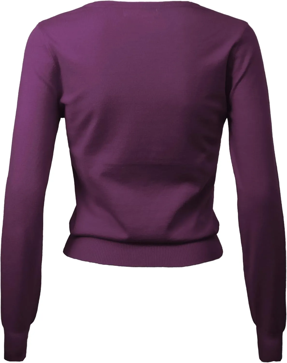 Women's Awesome 21 Women's Knit V-Neck Cardigan Basic Sweater