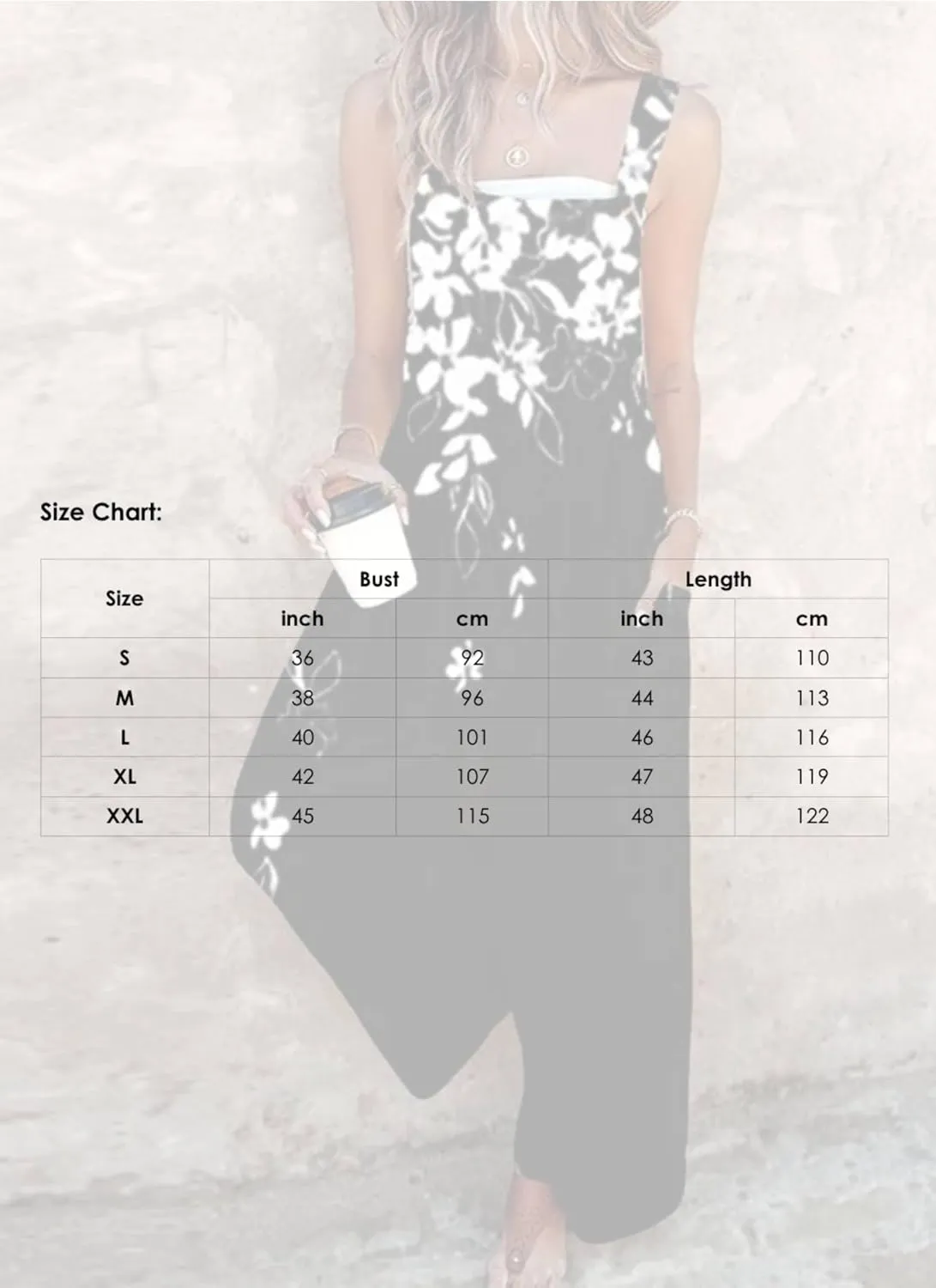 Women's Floral Print Overalls Jumpsuits One Piece Sleeveless Wide Leg Long Pants Rompers with Pockets 2025 Spring Wear
