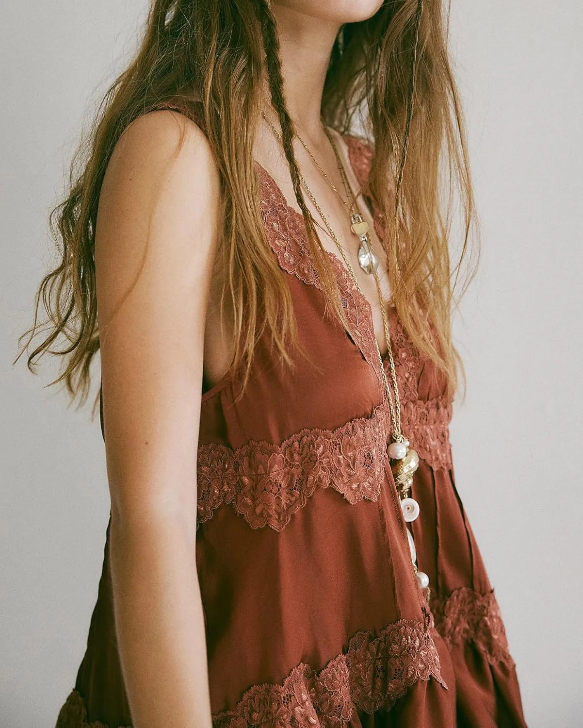 Womens Lace Slip Dress Drop Waist Layering Y2k Sleeveless Sexy Boho Flowy Swing Short Layered Mini Dress