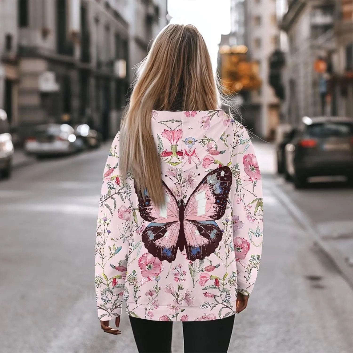 Women's Oversized Sweatshirt Hoodie Comfort Long Sleeve Pullover Sweatshirts Drop Shoulder Fall Outfits Christmas Clothes