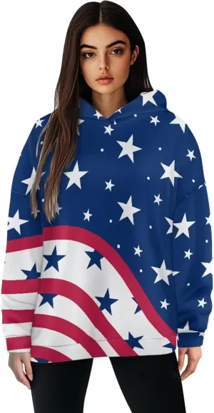 Women's Oversized Sweatshirt Hoodie Comfort Long Sleeve Pullover Sweatshirts Drop Shoulder Fall Outfits Christmas Clothes