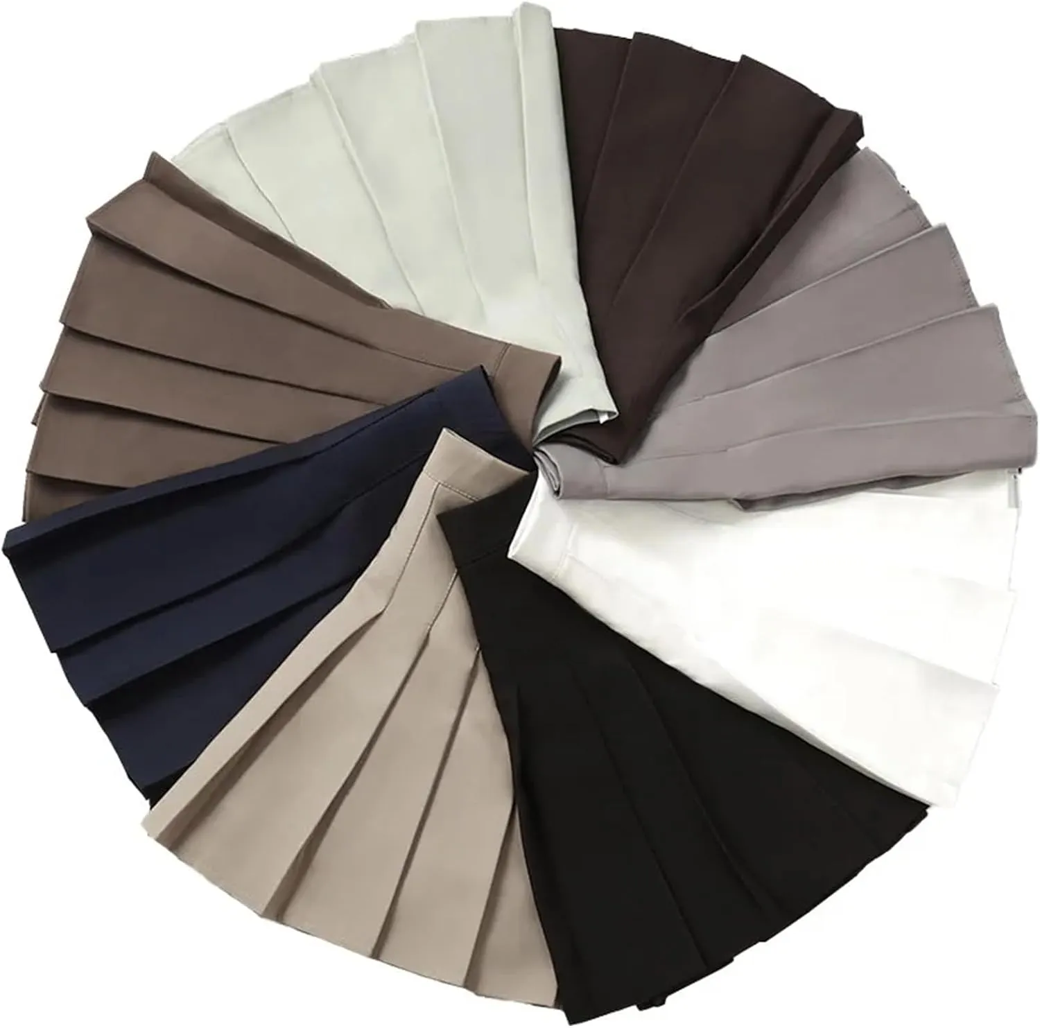 Women's Summer High Waist Mini Pleated Skirt  School Girl Uniform Skirt Casual Tennis Skirts
