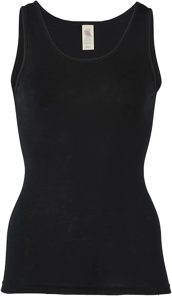 Women's Thermal Base Layer Top - Lightweight Moisture Wicking Merino Wool Silk Sleeveless Undershirt