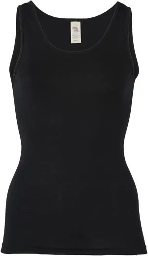 Women's Thermal Base Layer Top - Lightweight Moisture Wicking Merino Wool Silk Sleeveless Undershirt