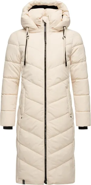 Women's Winter Jacket with Hood | Windproof & Weather-Resistant Jacket | Quilted, Puffy Coat | Sahnekatzii XIV XS-5XL
