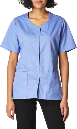 WonderWink Women's Wonderwork Short Sleeve Snap Jacket