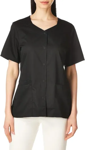 WonderWink Women's Wonderwork Short Sleeve Snap Jacket