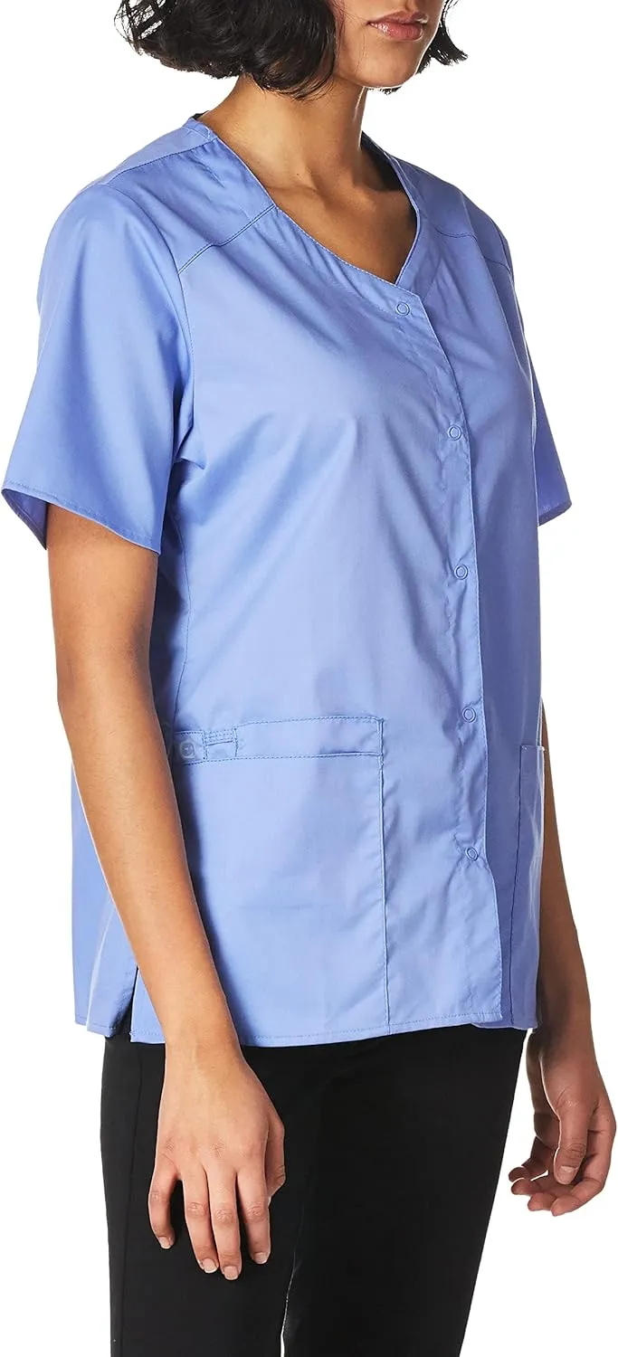 WonderWink Women's Wonderwork Short Sleeve Snap Jacket
