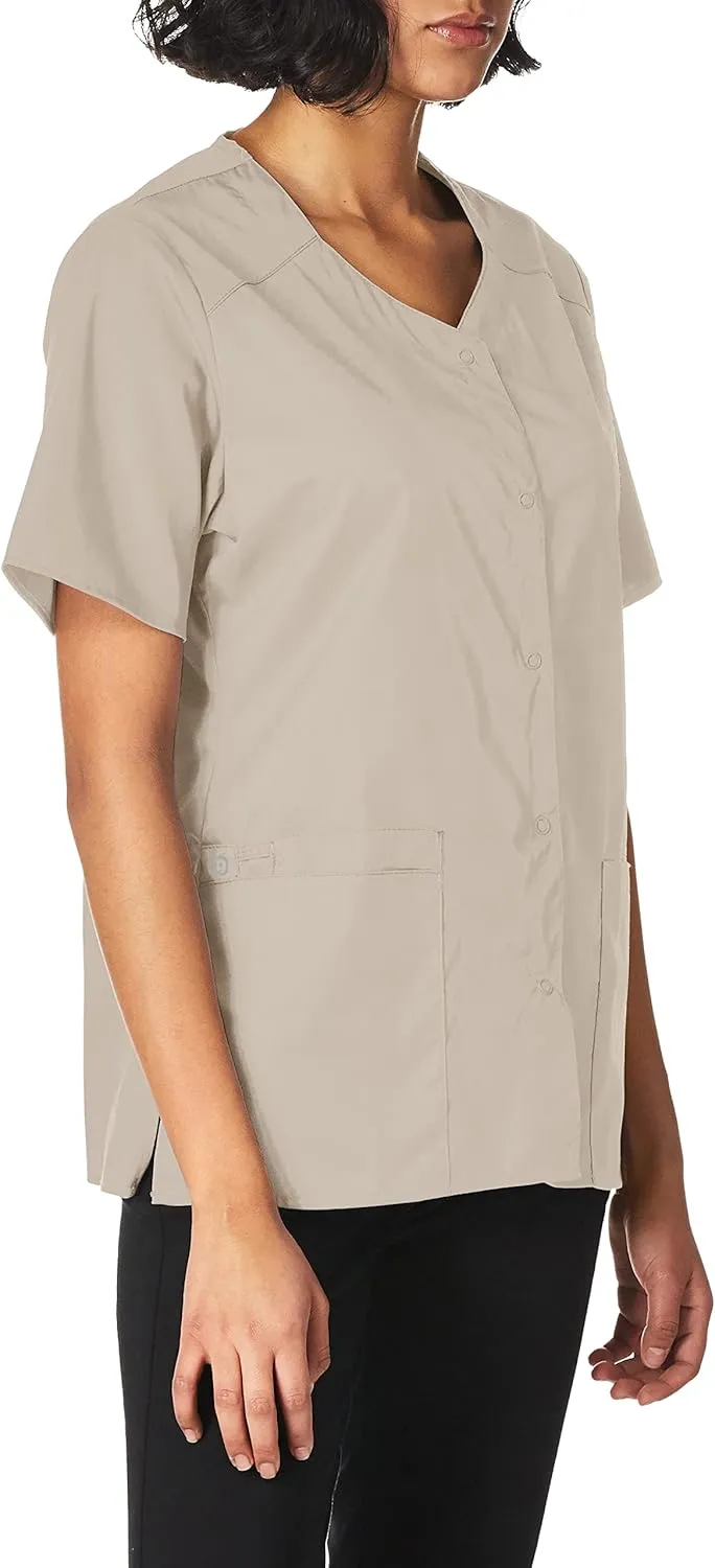 WonderWink Women's Wonderwork Short Sleeve Snap Jacket