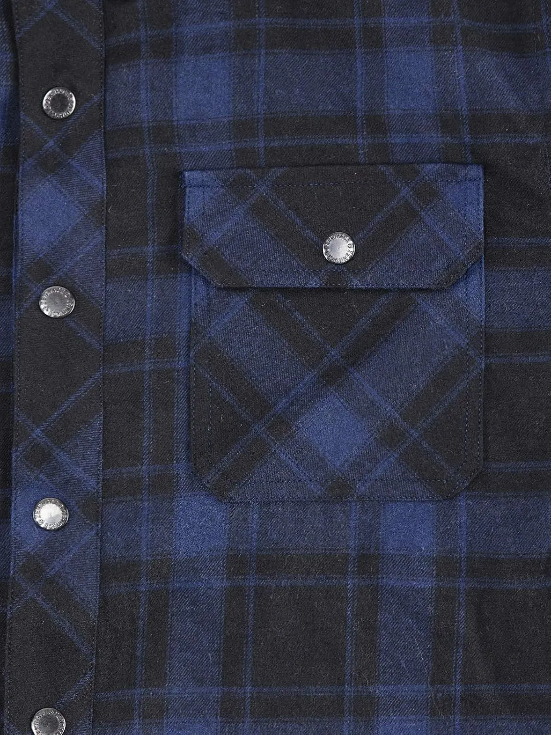 ZENTHACE Men's Thicken Plaid Hooded Flannel Shirt Jacket with Quilted Lined