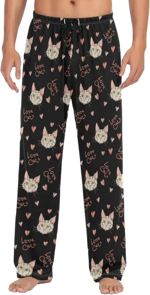 ZZXXB Soth Devil Plaid Pajama Pants for Men Comfort Sleep Lounge Bottoms Straight-fit with Pockets S-XXL