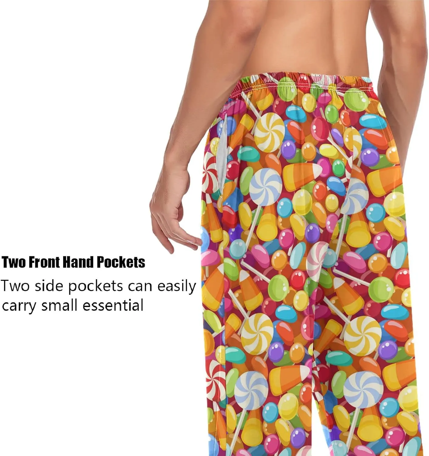 ZZXXB Soth Devil Plaid Pajama Pants for Men Comfort Sleep Lounge Bottoms Straight-fit with Pockets S-XXL