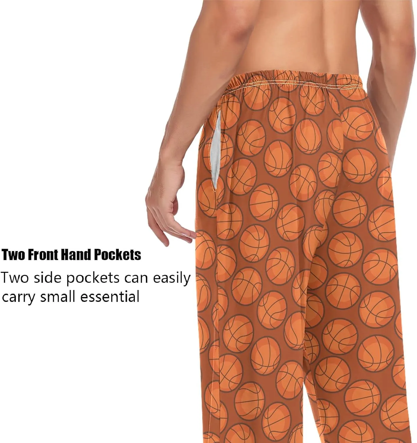 ZZXXB Soth Devil Plaid Pajama Pants for Men Comfort Sleep Lounge Bottoms Straight-fit with Pockets S-XXL