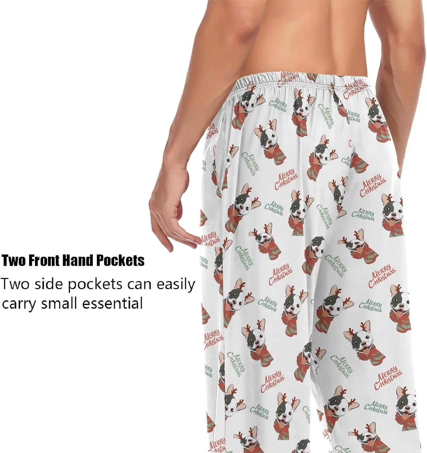 ZZXXB Soth Devil Plaid Pajama Pants for Men Comfort Sleep Lounge Bottoms Straight-fit with Pockets S-XXL