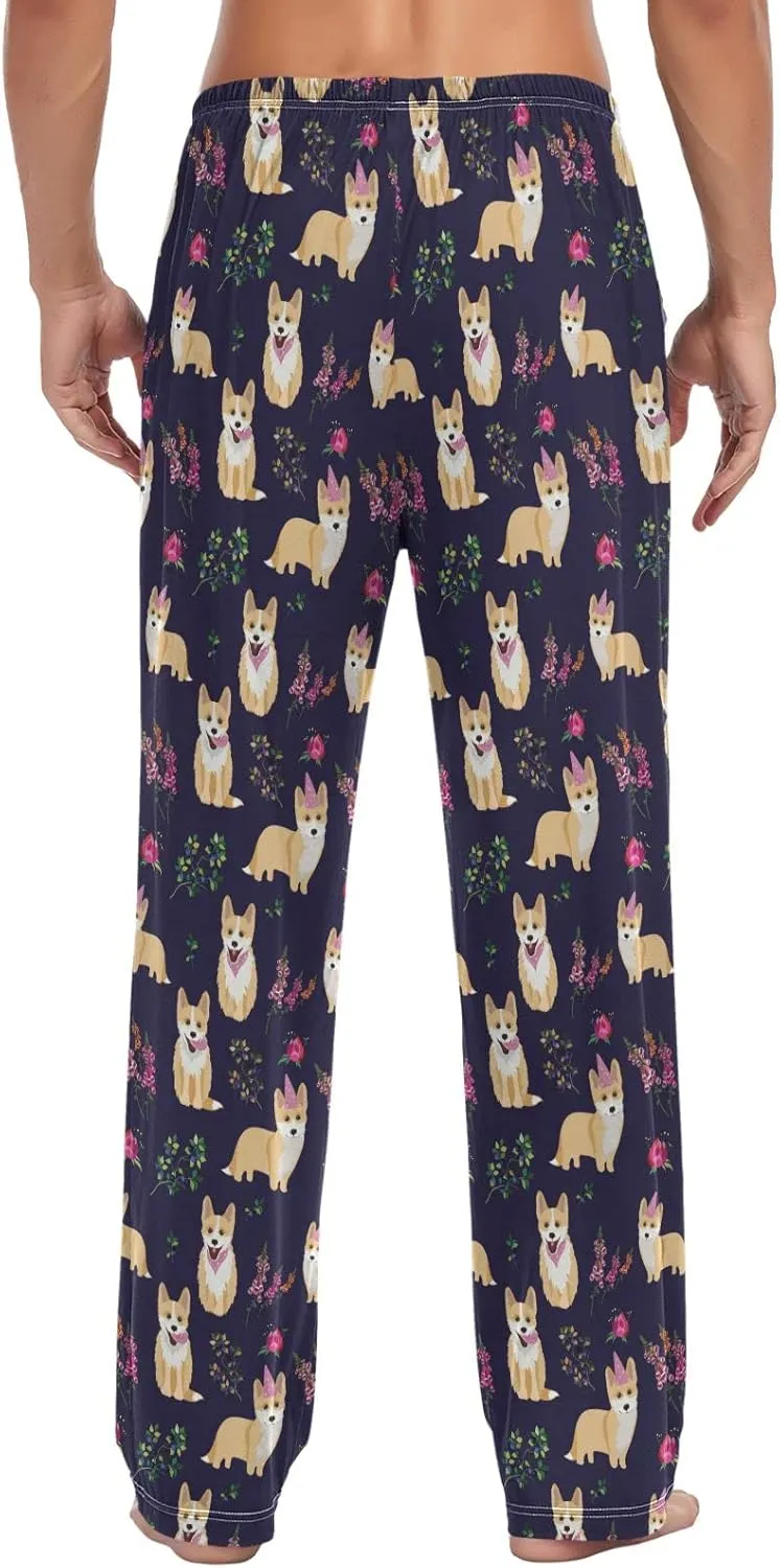 ZZXXB Soth Devil Plaid Pajama Pants for Men Comfort Sleep Lounge Bottoms Straight-fit with Pockets S-XXL