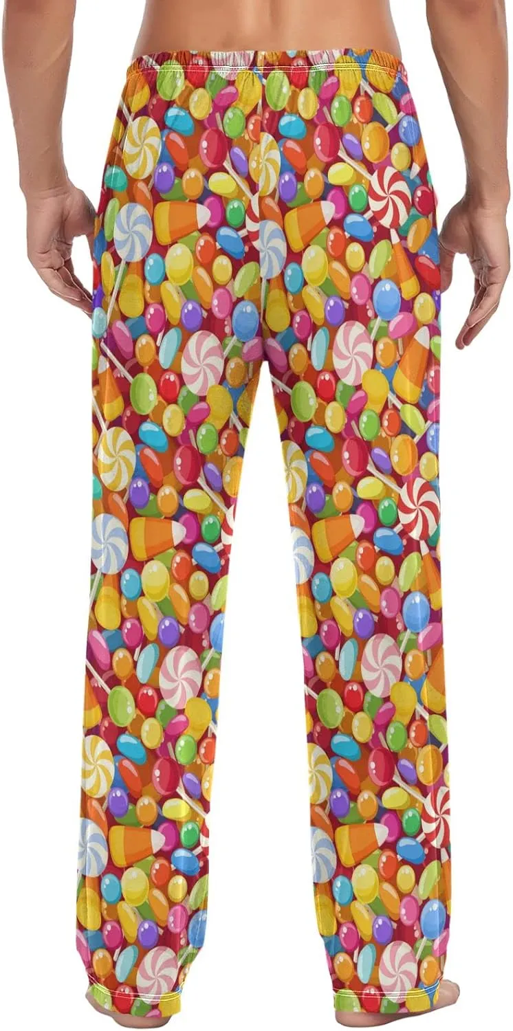ZZXXB Soth Devil Plaid Pajama Pants for Men Comfort Sleep Lounge Bottoms Straight-fit with Pockets S-XXL